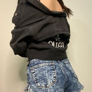 ”GOD SAVE THE QUEEN" JEAN JACKET